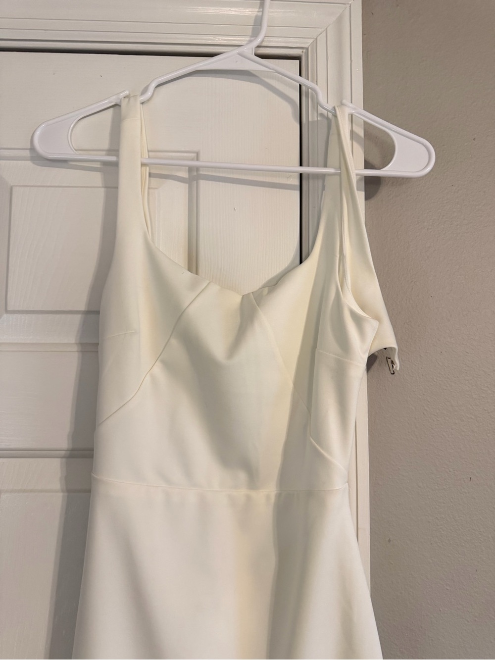 Lulu's Cream Scoop Neck Mini Dress - Picture 2 of 3